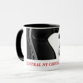 chess__knight_rook, ZENTRALE NY SCHACH-AUSRÜSTUNG Tasse (Vorderseite Links)