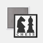 CHESS-Magnet Magnet (Vorderseite/Rückseite)