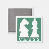 CHESS-Magnet Magnet (Vorderseite/Rückseite)