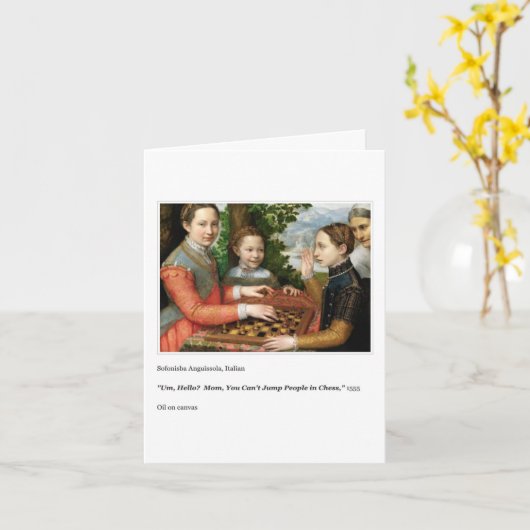 CHESS MUTTER'S DAY CARD KARTE (Gelbe Blume)