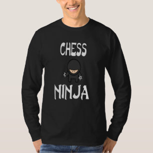 Chess Ninja Design Funny Shuriken Design Ninjas #n T-Shirt