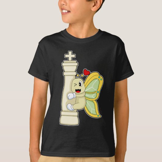 Chess piece King Butterfly Chess T-Shirt (Vorderseite)