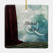 Chess Piece King und Queen Liebe Paare Keramikornament (Rückseite)