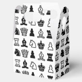 Chess Piece Muster Geschenkschachtel (Geöffnet)