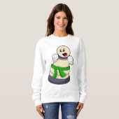 Chess piece Pawn at Chess Sweatshirt (Vorne ganz)