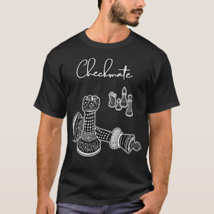 Chess Player Checkmate-Stücke T-Shirt