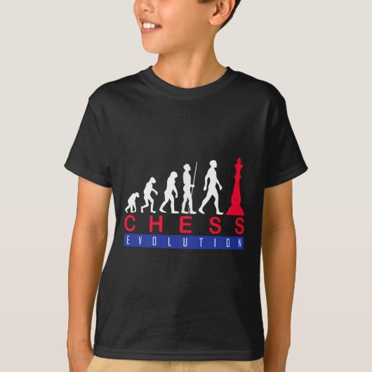 Chess player Game Evolution Funny Gift for Man T-Shirt (Vorderseite)
