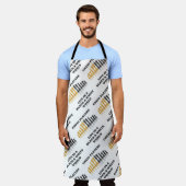 Chess Players Live In A Black & White World Schürze (Getragen)