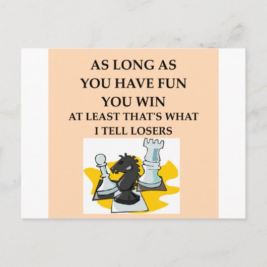 CHESS.png Postkarte (Vorderseite)