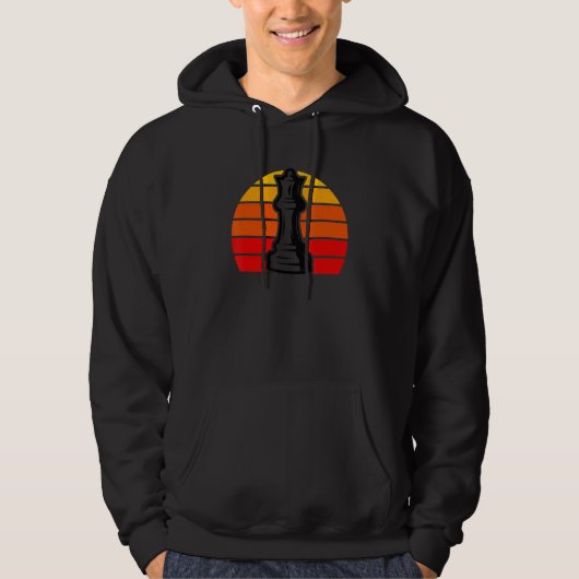 Chess Retro Graphic Chess Player Checkmate Board G Hoodie (Vorderseite)