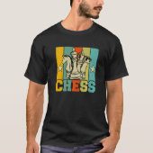 Chess Retro Graphic Chess Player Checkmate Board G T-Shirt (Vorderseite)