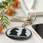 CHESS-Schlüsselketten für benutzerdefinierte Monog Schlüsselanhänger (Seite)