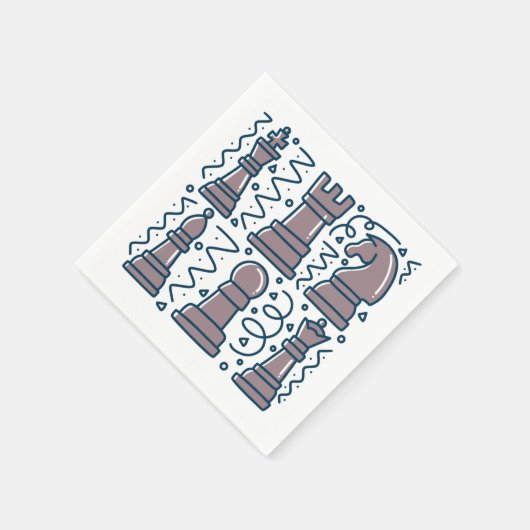 Chess Serviette (Ecke)