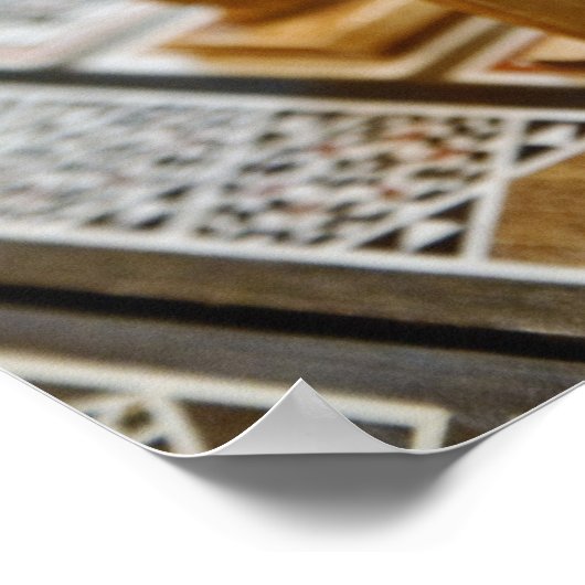 Chess set for sale, Khan el Khalili Bazaar, Poster (Ecke)