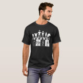 Chess sets periodic table elements for kids T-Shirt (Vorne ganz)