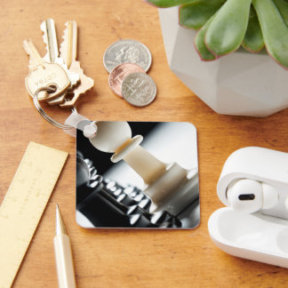 Chess Soldier Printed Keychains Schlüsselanhänger