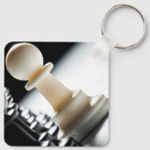 Chess Soldier Printed Keychains Schlüsselanhänger (Rückseite)