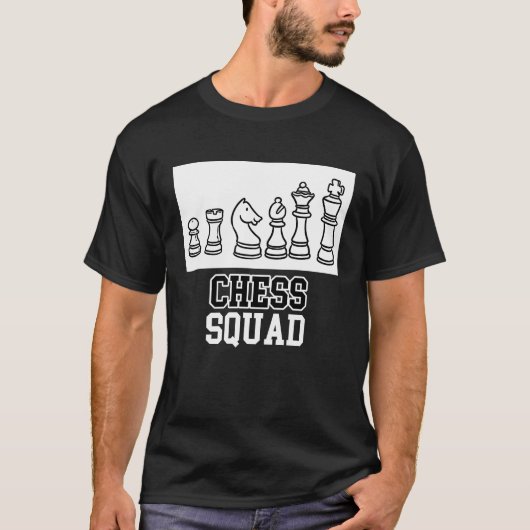 Chess Squad  Quote Checkmate T-Shirt (Vorderseite)