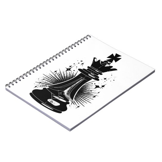 Chess-Symbol Notizblock (Linke Seite)