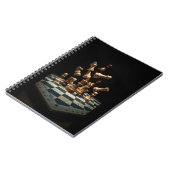 Chess Teile in Motion Notizblock (Linke Seite)