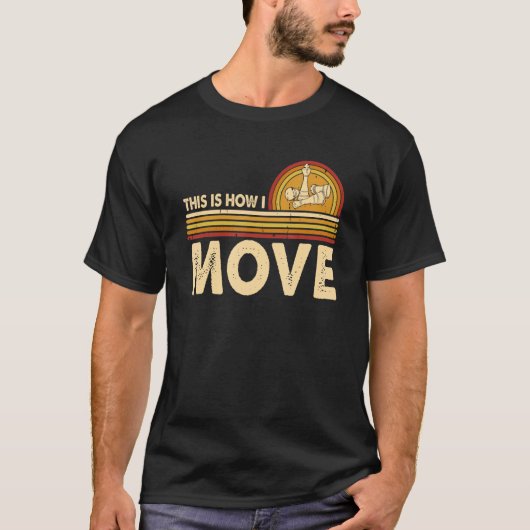 Chess This is how I move Chess Player Pun Quote T-Shirt (Vorderseite)