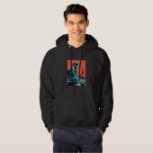 Chess Tournament Fans Retro Pop Chess Player  1 Hoodie (Vorne ganz)