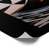 Chess with Timothy Leary Poster (Ecke)