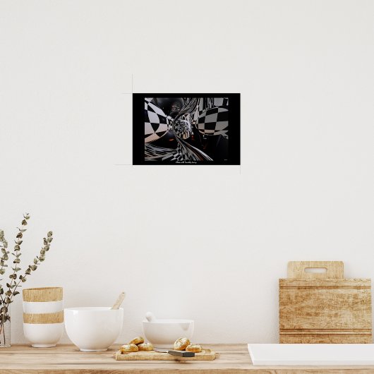 Chess with Timothy Leary Poster (Küche)