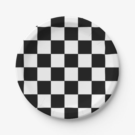 Chessboard Pappteller (Vorderseite)
