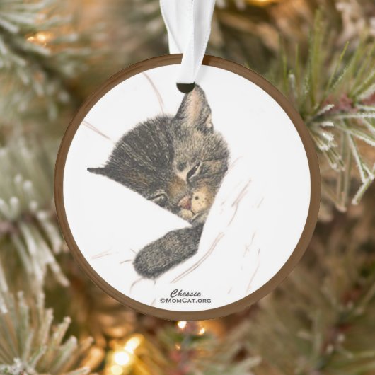 Chessie das Kätzchen Acryl-Ornament Ornament (Baum)