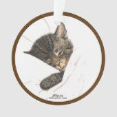 Chessie das Kätzchen Acryl-Ornament Ornament (Vorderseite)