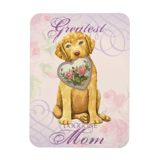 Chessie Heart Mama Magnet (Vertikal)