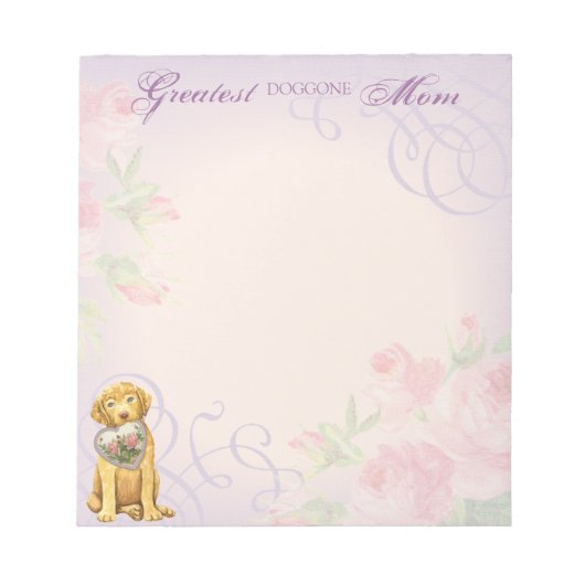 Chessie Heart Mama Notizblock (Vorderseite)