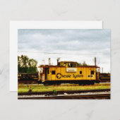 Chessie System Caboose at Toledo, OH 1996 Postkarte (Vorne/Hinten)