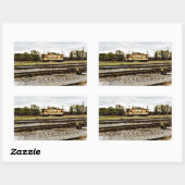 Chessie System Caboose at Toledo, OH 1996 Rechteckiger Aufkleber (Blatt)