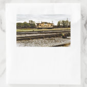 Chessie System Caboose at Toledo, OH 1996 Rechteckiger Aufkleber (Tasche)