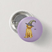 Chessie Witch Pinback Button (Vorne & Hinten)