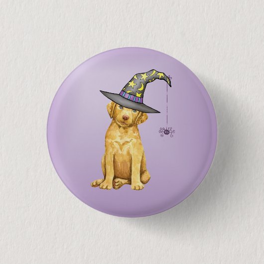 Chessie Witch Pinback Button (Vorderseite)