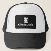 Chesspark_Logo_bw Truckerkappe (Vorderseite)
