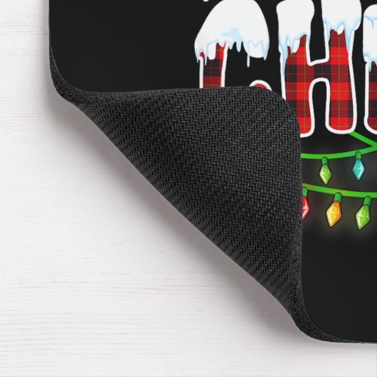 Chest Nuts Christmas Funny Matching Couple Chestnu Mousepad (Ecke)