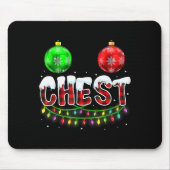 Chest Nuts Christmas Funny Matching Couple Chestnu Mousepad (Vorne)