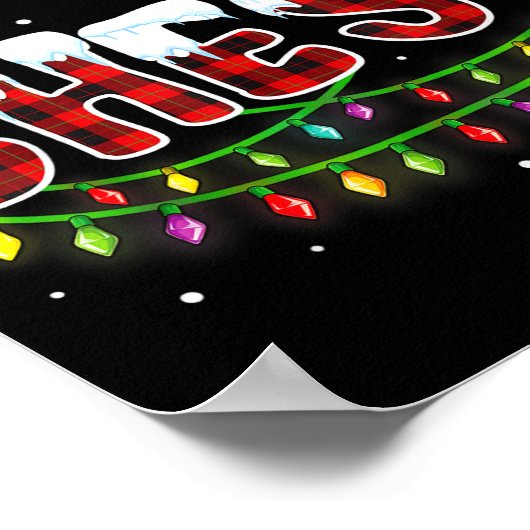 Chest Nuts Christmas Funny Matching Couple Chestnu Poster (Ecke)