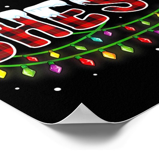 Chest Nuts Christmas Funny Matching Couple Chestnu Poster (Ecke)