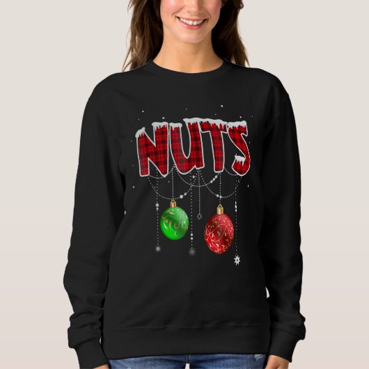 Chest Nuts Christmas Matching Couple Chestnuts 2 Sweatshirt (Vorderseite)