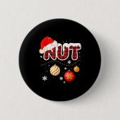 Chest Nuts Christmas Matching Couple Chestnuts Button (Vorderseite)