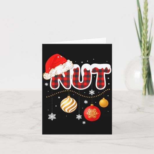 Chest Nuts Christmas Matching Couple Chestnuts Karte (Vorderseite)