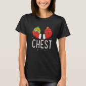 Chest Nuts Christmas     Matching Couple Chestnuts T-Shirt (Vorderseite)