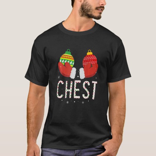 Chest Nuts Christmas Matching Couple Chestnuts T-Shirt (Vorderseite)