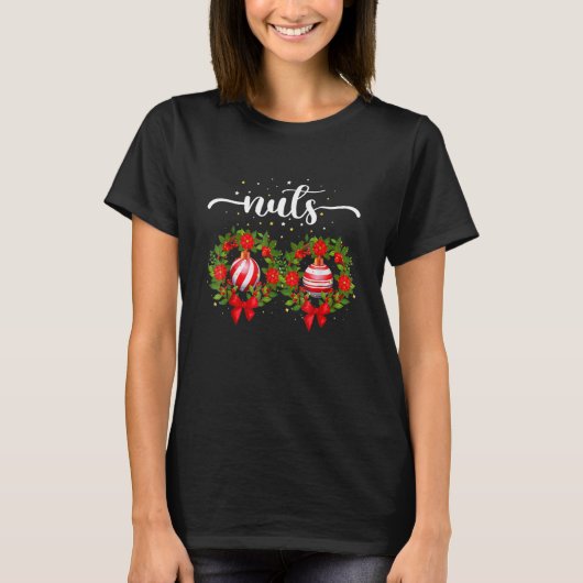 Chest Nuts Christmas Matching Couple Chestnuts T-Shirt (Vorderseite)