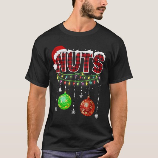 Chest Nuts Christmas T Shirt Matching Paar Chest (Vorderseite)